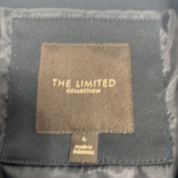 THE Limited Black Button Front Blazer 3/4 Sleeve Size L - Picture 4 of 5